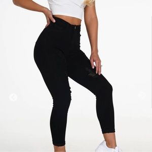 Nvgtn Black Ripped Jeans